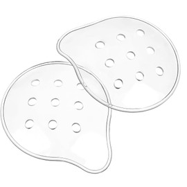 ElevateTech Pack of 2 9-Hole Plastic Eye Patches, Transparent Eye Patches, Breathable, Ventilated Eye Protection After Surgery, Eye Protection for Cataract Recovery