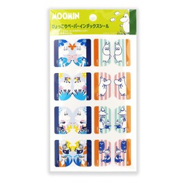 WORLD CRAFT MOID-003 Moomin Index Paper Index Sticker, Large