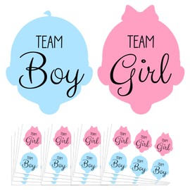 Gender Reveal Party Stickers - Baby Shower Boy or Girl Decorations, Baby Shower Gadgets Original Ideas, Gender Reveal Party Decorations, Boy or Girl Stickers