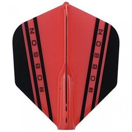 Robson Plus Dart Flight V Flights - Tribe Flight Various Flight Shapes/Shapes and Colours (V Standard Red)