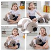 24" Weighted Stuffed Animals, 4.2lb Cute Weighted Plush Toy Throw