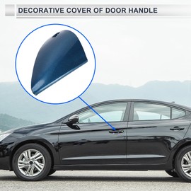 RATCHROLL Front Left Exterior Door Handle Lock Cylinder Cap Cover for Hyundai Elantra MK7 2020-2023 No.82652AA100 ABS Blue 1 Pc