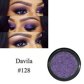 AQUAPURITY - PHOERA Cream to Powder Waterproof Glitter Metallic Eyeshadow Palette Long Lasting Shimmer High Pigment Sparkly Eye Shadow Cosmetic Makeup - 128 DAVILA