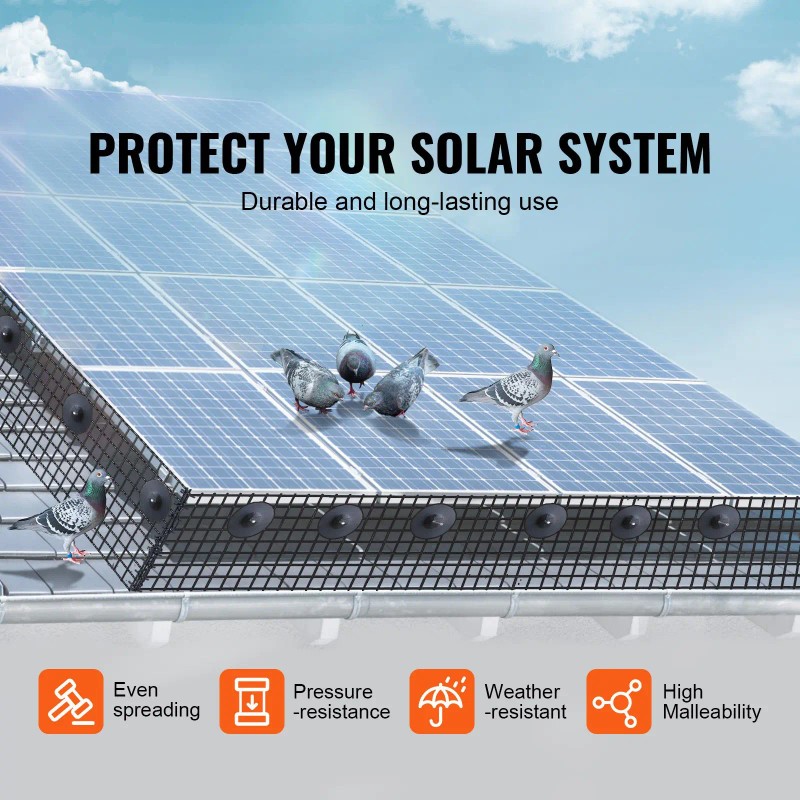 8 Inch X 100ft Solar Panel Bird & Critter Guard