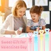 CCINEE 20pcs Mini Bubble Wands,Colourful Heart Bubble Wand Party Favor