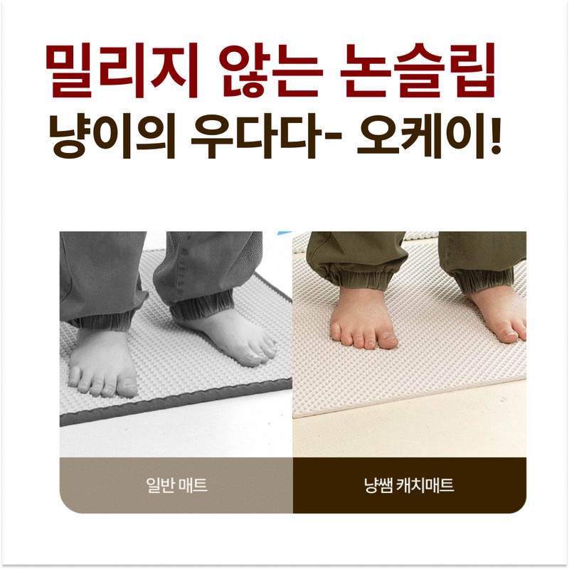 Fitpet Bundle Set Nyang쌤 Cat Litter Mat Sand Tracking Prevention