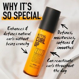 KMS Curlup Perfecting Lotion, For Curly, Frizzy Hair, 100 ml
