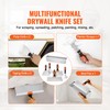 Happybuy Drywall Knife Set, 6 PCS Set Comprising 3"Painter Scraper,