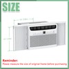 Memrita Window AC Side Panels with Frame Set,Air Conditioner Accordion