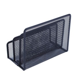 CHENGZI Desk Mail Organizer,Mail, Bills & Documents Organized Paper Holder with 3 Vertical Upright Compartments