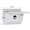 Lustrlach Motion Sensor Outdoor Wall Lights White for House Modern
