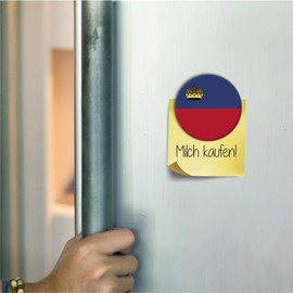 Huuraa Magnet Liechtenstein Flag Gift Fridge Magnet 59 mm Bottle Opener Liechtenstein Flag Gift Idea