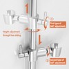 YDmeet Filtered Handheld Showerhead with 30-Inch Shower Slide Bar Set,