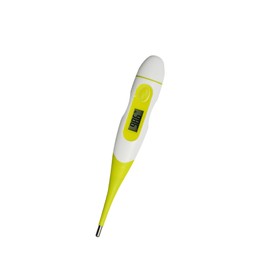 All-Ages Digital Thermometer - Oral, Rectal, Axillary Use, Fever Alarm Included