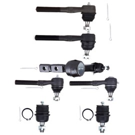 SCITOO 7pcs Front End Suspension Kit fit 1997-2003 for Ford for F-150 for Ford Expedition 1998-1999 for Ford for F-250 1998-2002 for Lincoln Navigator Inner Outer Tie Rod Idler Arm Ball Joint