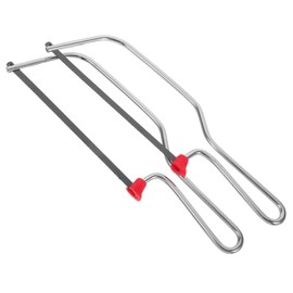 Gadpiparty 2pcs Mini Steel Bow Saw for Woodworking Compact Hand Tool for Model Making Ergonomic Grip for Comfortable Use for Students and Craftsmen