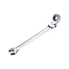 sourcing map 5/16 Inch Flex-Head Ratcheting Combination Wrench SAE 72 Teeth 12 Point Ratchet Box Ended Spanner Tools, Cr-V
