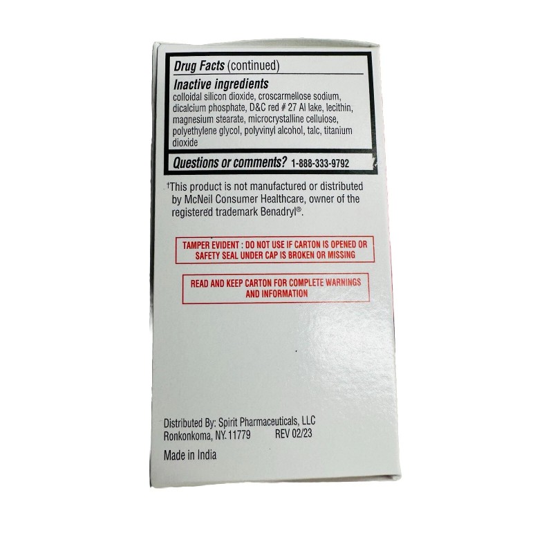 Value Health Allergy Realief 25 mg Tablet 1 blt of