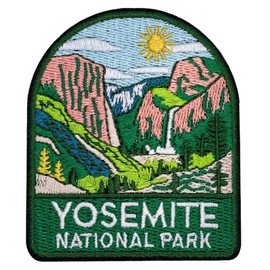 EMBRO BOF Majesty Yosemite Patch – 3 inches, Cool Yosemite National Park Patch Collection – Iron On/Sew On Embroidered Travel Patches for Backpacks