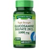Nature's Truth Glucosamine Sulfate Capsules | 3000mg | 60 Count