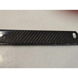 Exotic Carbon Fiber 2x2 Gloss Real Carbon Fiber License Plate Frame - 4-Hole Blank