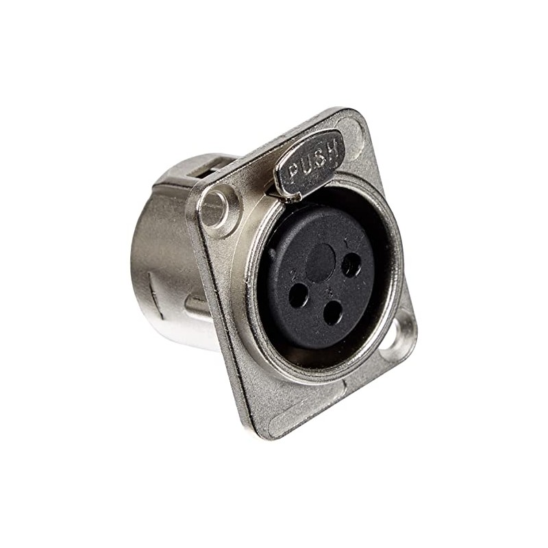 XLR SOCKET FEMALE, D Type