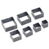 7PCS Leather Cutting Dies Set Square Shape Leather Punching Die