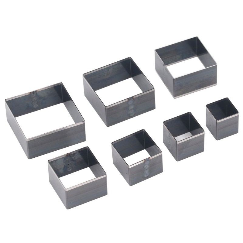 7PCS Leather Cutting Dies Set Square Shape Leather Punching Die