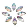 Honiwu Pack of 500 Acrylic Flatback Rhinestones, AB Clear Crystal
