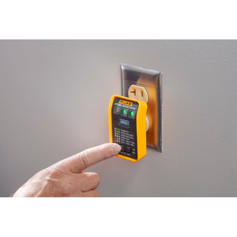 Fluke ST120+ GFCI Socket Tester with Audible Beeper