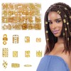 GHVACZS Pack of 290 dreadlocks jewellery, 11 styles hair beads
