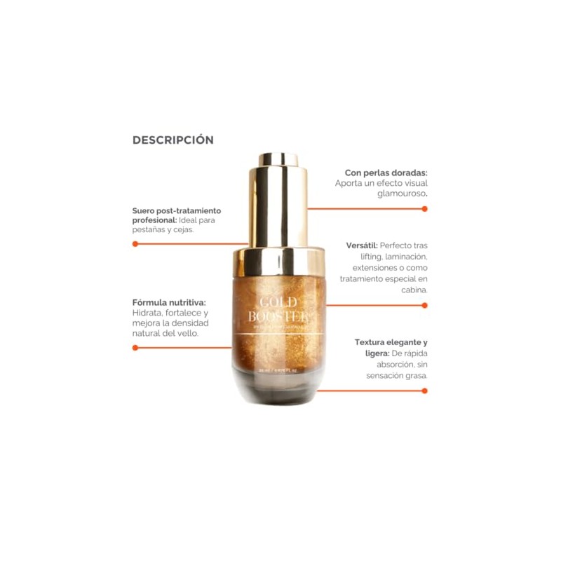 DLUX Pro Gold Booster Serum – Suero Dorado para Pestañas