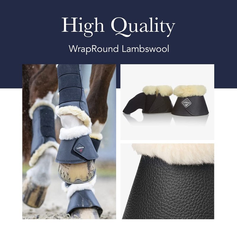 LeMieux WrapRound Lambswool Overreach Horse Boots - Over Reach or