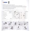 10" Inch Collar Duct Connector with Shutter for Flexible Aluminum