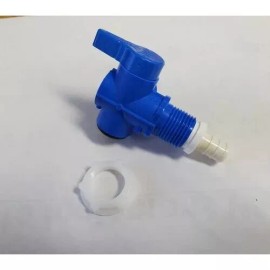 Ayrlett 1/4 Turn Stop Valve w PEX Connection 2183 Blue
