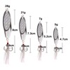 Shaddock Metal Spoon Fishing Lures 10pcs Spinner Baits for Trout