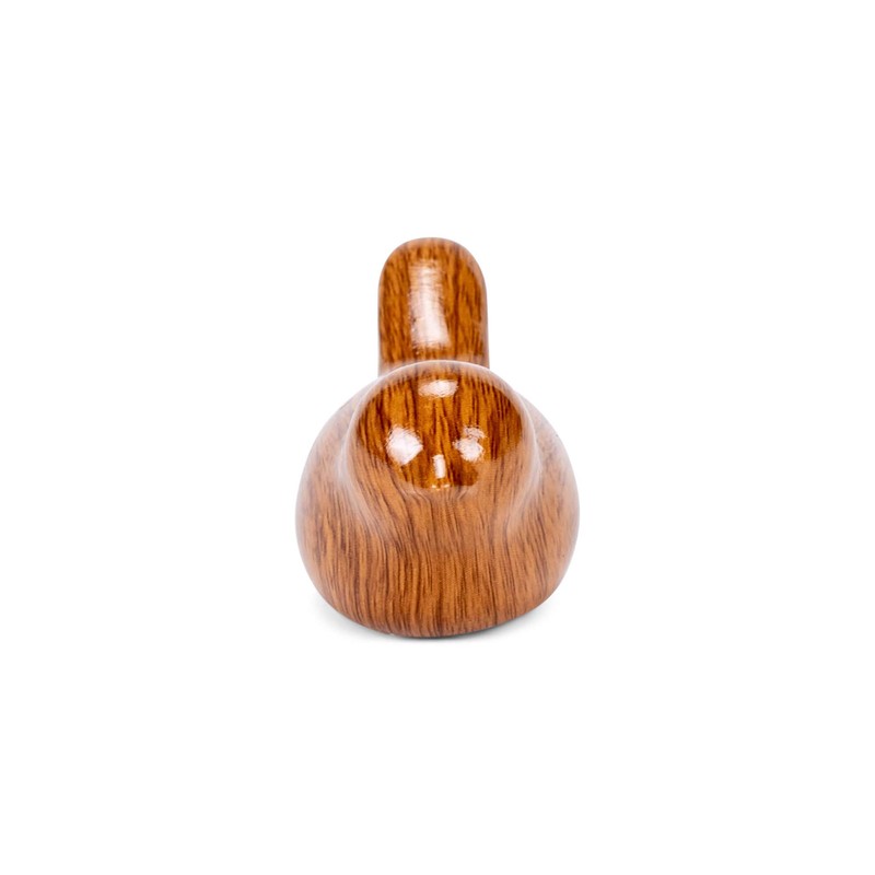 Natural Brown Shiny Comfort Bird 3 x 2 Resin Decorative
