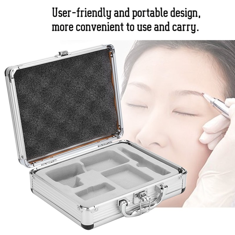 Tattoo Carrying Case Machine Storage Box Lock Padded Box Organizer