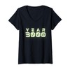 Womens Year 3000 Future V-Neck T-Shirt