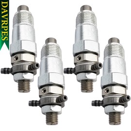 DAVRPES 4Pcs Diesel Fuel Injectors For Bobcat Excavator Kubota Tractor Kubota Engine D1402 V1100 V1902 D750 D850 D950 D1302 V1702 V1512 Replace#3974254｜15271-53020｜15221-53140｜15221-53200