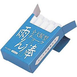 マイゾックス チョーク「雨ん防」10本入 白 C801