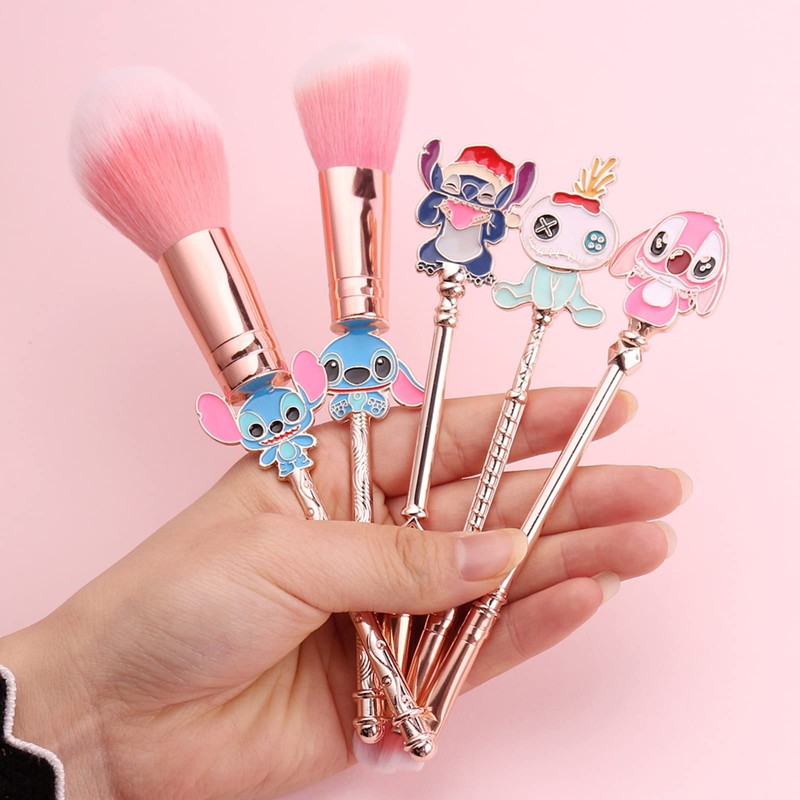 Stitch Makeup Brush Eyeshadow Brush Set 5 Pieces Ultra Soft