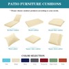 Comcaver Outdoor Cushions for Patio Furniture, Waterproof Fade and Tear