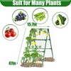 JK-GMTE Cucumber Trellises A Frame Plant Supports Green Trellis for