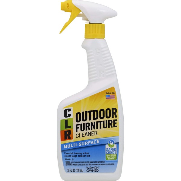 CLR Outdoor Furniture Cleaner, Multi-Surface, 26 Ounce Spray Bottle