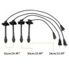 CNPAPC 4PCS 90919-22400 Spark Plugs with Wire Set Compatible with