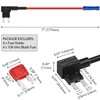 Poeland 4er Set Sicherung Adapter, Stromdieb, Mini Auto Sicherungsadapter mit