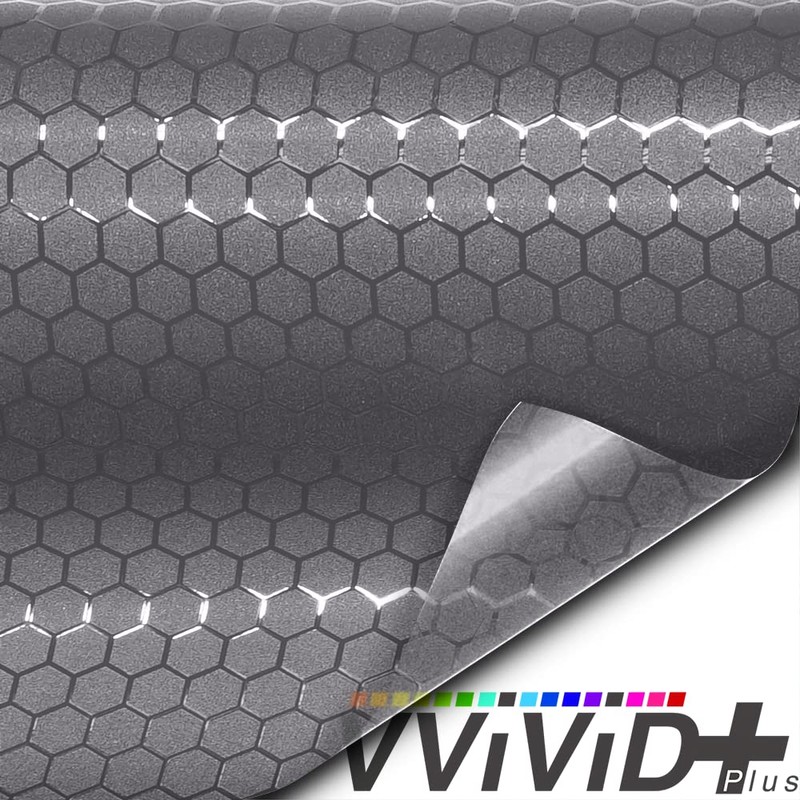 VViViD+ Hexagon Frosted Window Film Privacy Vinyl (1.49ft x 5ft)