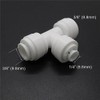 Malida 3/8"-1/4" Tee Quick Connect Filtered water fittings …+ 15