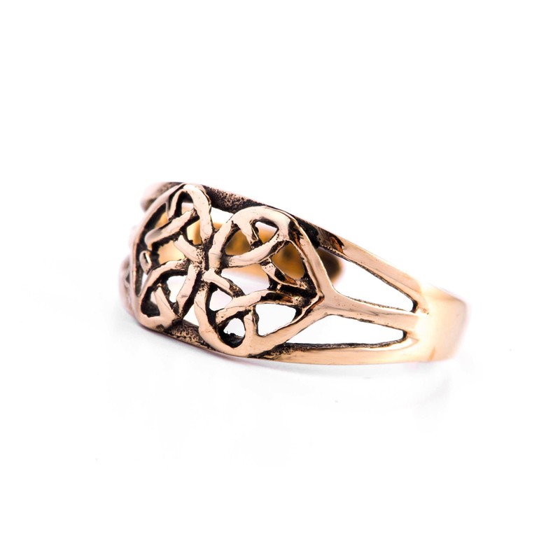 Windalf TIALTU 7mm Celtic Knot Jewelry Bronze Toe Ring, Bronze